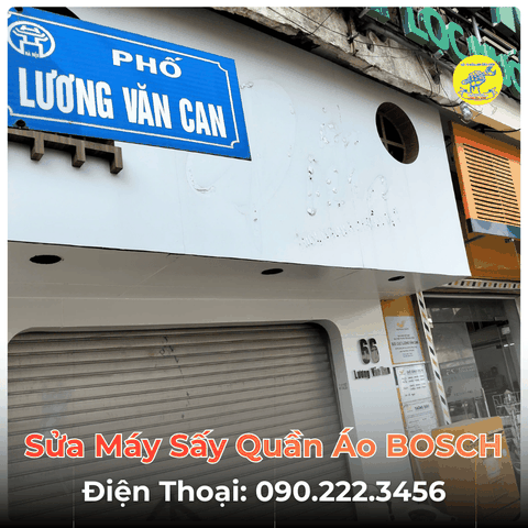 Sửa Máy Sấy Quần Áo BOSCH Tại Phố Lương Văn Can