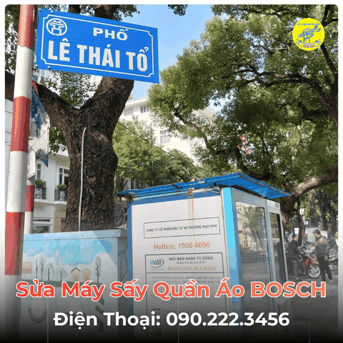 Sửa Máy Sấy Quần Áo BOSCH Tại Phố Lê Thái Tổ