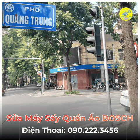 Sửa Máy Sấy Quần Áo BOSCH Tại Phố Quang Trung