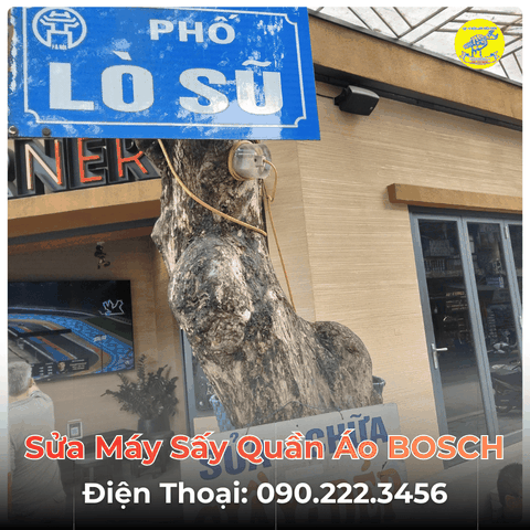 Sửa Máy Sấy Quần Áo BOSCH Tại Phố Lò Sũ