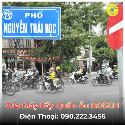 Sửa Máy Sấy Quần Áo BOSCH Tại Phố Nguyễn Thái Học