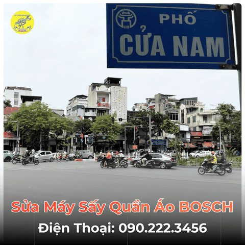 Sửa Máy Sấy Quần Áo BOSCH Tại Phố Cửa Nam