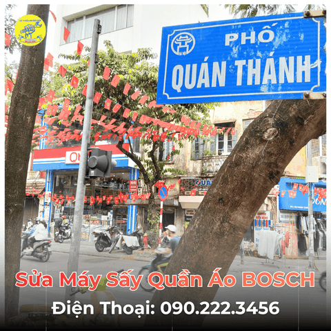 Sửa Máy Sấy Quần Áo BOSCH Tại Phố Quán Thánh