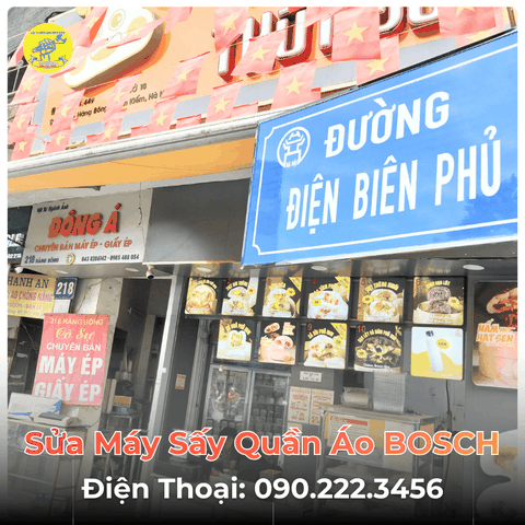 Sửa Máy Sấy Quần Áo BOSCH Tại Đường Điện Biên Phủ