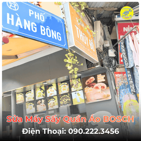 Sửa Máy Sấy Quần Áo BOSCH Tại Phố Hàng Bông