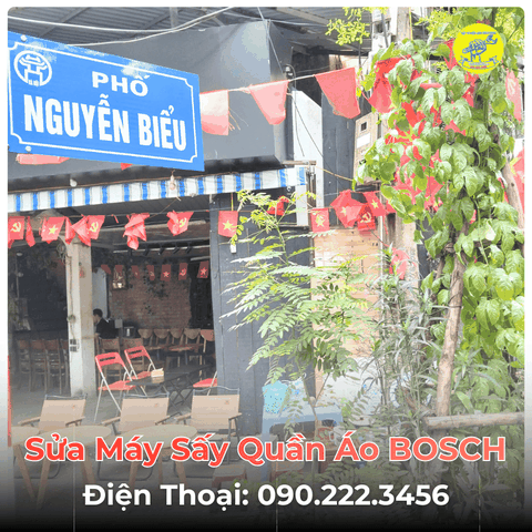 Sửa Máy Sấy Quần Áo BOSCH Tại Phố Nguyễn Biểu