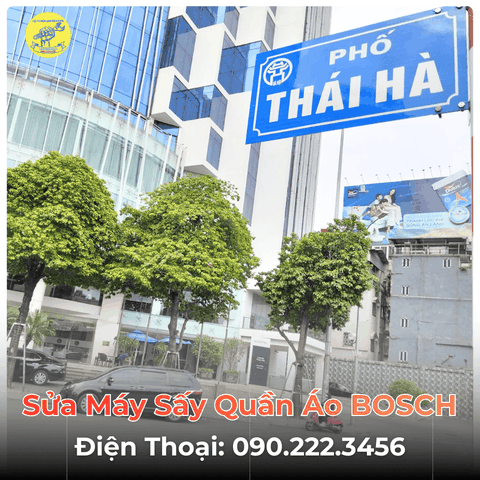 Sửa Máy Sấy Quần Áo BOSCH Tại Phố Thái Hà