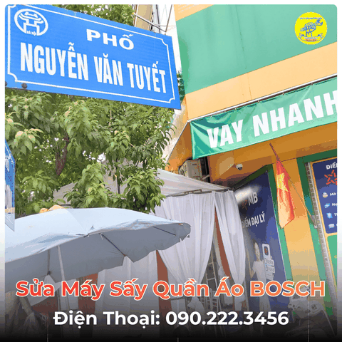 Sửa Máy Sấy Quần Áo BOSCH Tại Phố Nguyễn Văn Tuyết