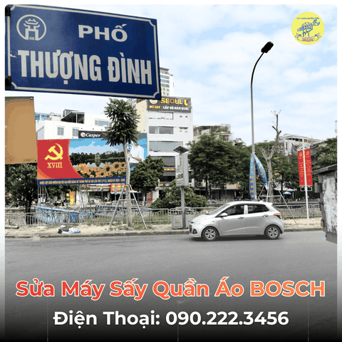 Sửa Máy Sấy Quần Áo BOSCH Tại Phố Thượng Đình