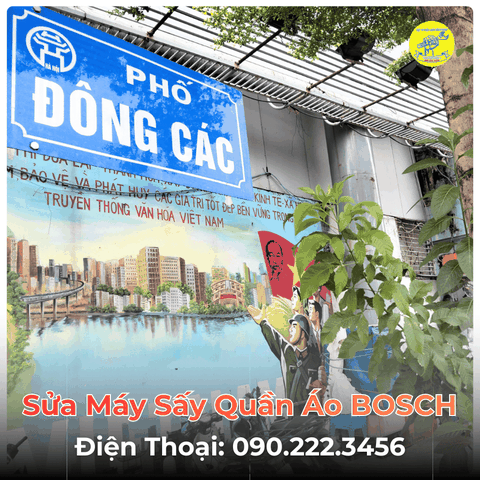 Sửa Máy Sấy Quần Áo BOSCH Tại Phố Đông Các