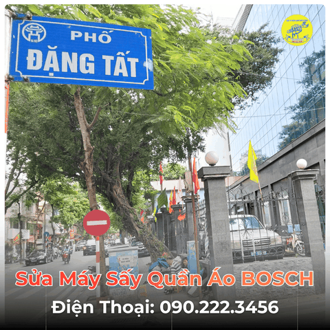 Sửa Máy Sấy Quần Áo BOSCH Tại Phố Đặng Tất