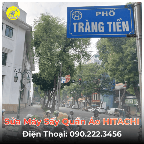 Sửa Máy Sấy Quần Áo HITACHI Tại Phố Tràng Tiền