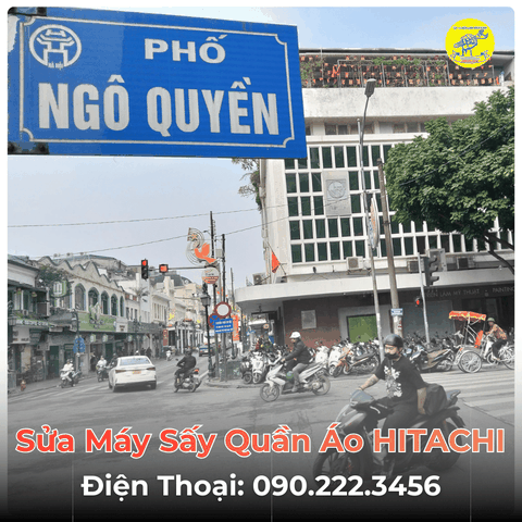 Sửa Máy Sấy Quần Áo HITACHI Tại Phố Ngô Quyền