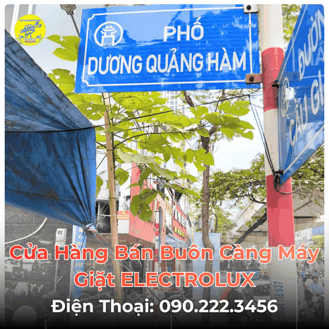 Cửa Hàng Bán Buôn Càng Máy Giặt ELECTROLUX Tại Phố Dương Quảng Hàm