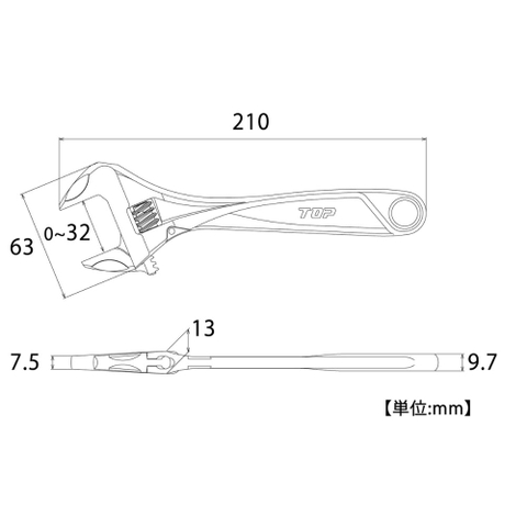 Mỏ Lết HM-32M Top Kogyo