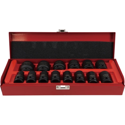 Bộ Đầu Khẩu Ngắn Va Đập 1/2" Signet 23192 – 14 Chi Tiết
