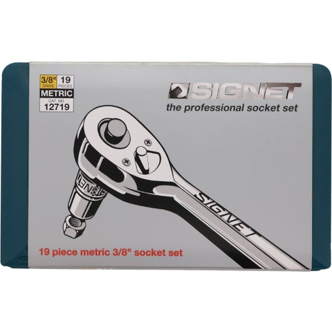Bộ Đầu Khẩu Ngắn 3/8" Signet 12719 - 19 Chi Tiết