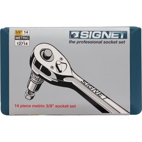 Bộ Đầu Khẩu Ngắn 3/8" Signet 12714 - 14 Chi Tiết