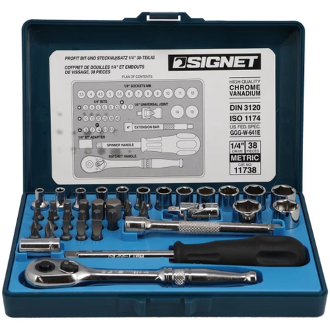 Bộ Đầu Khẩu Và Đầu Bit Đa Năng 1/4