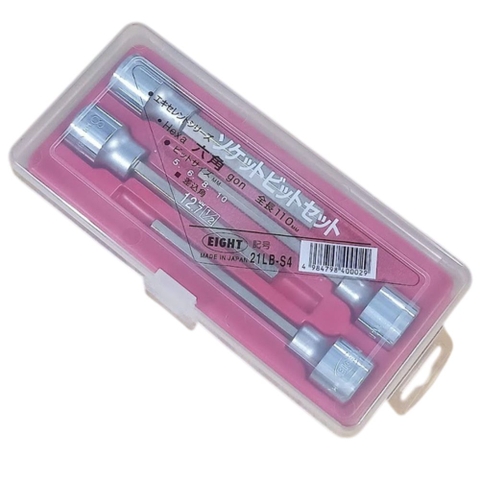 Bộ Đầu Khẩu 1/2" Lục Giác EIGHT 21LB-S4