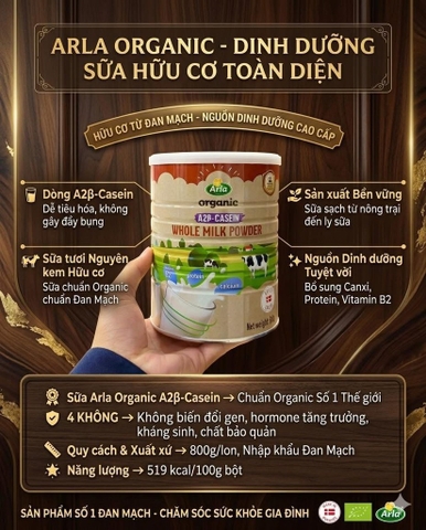 Sữa tươi dạng bột đạm a2 Arla( Đã -km)