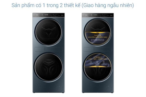Máy giặt Tháp giặt sấy Haier Laundry Center Inverter giặt 14 kg - sấy 13 kg HWD140-BD14LCU1L(GN)