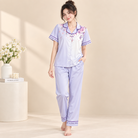 Bộ nữ lụa Hàn QDNT S006 365STYLE - SWSE26S006