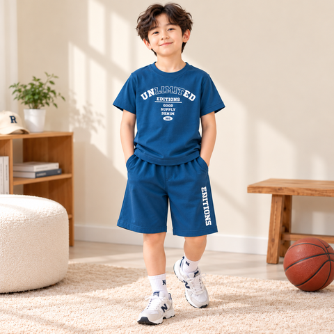 Bộ thun bé trai cotton S009 365TYLE - SBSE26S009