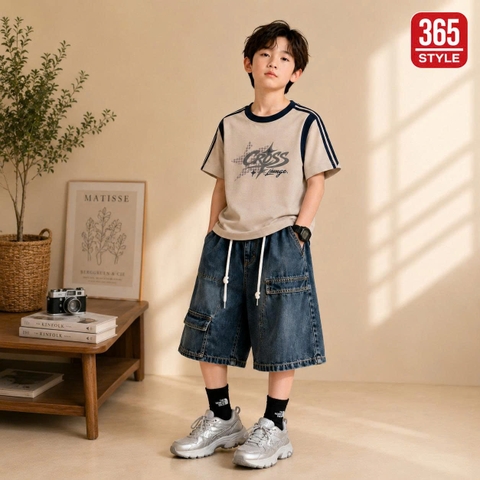 Áo thun bé trai cotton S013 365TYLE - SBTS26S013
