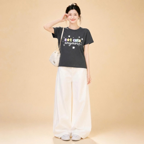 Áo thun nữ cotton S017 365STYLE - SWTS26S017