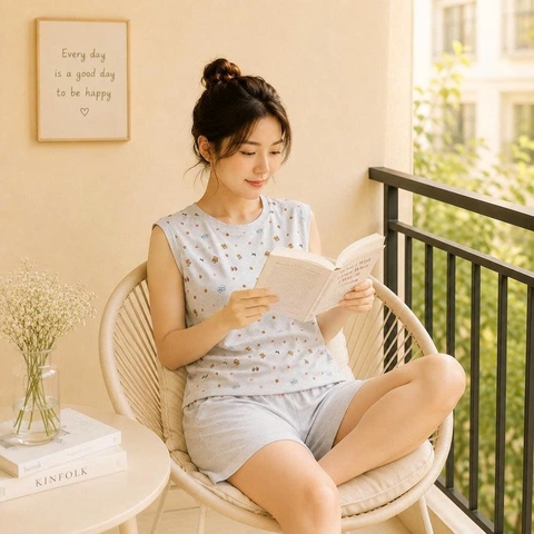 Bộ thun nữ SN có đệm ngực S005 365STYLE - SWSE26S005