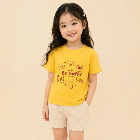 Áo thun bé gái cotton S005 365TYLE - SGTS26S005