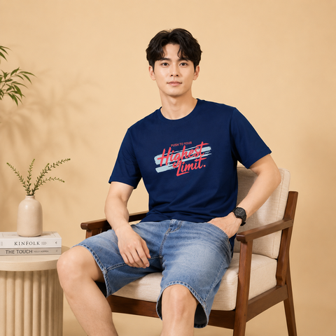 Áo thun nam cotton S015NV 365STYLE - S015