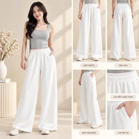 Quần dài nữ lưng thun S003 NABEFA - NWPT26S003