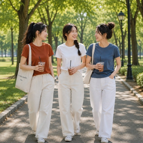 Áo thun nữ cotton SWTS26S005 365TYLE