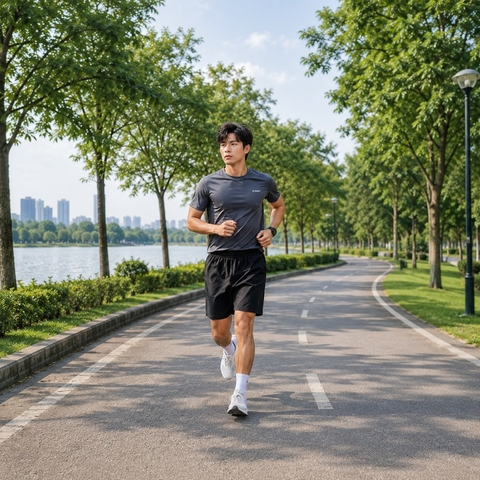 Quần dù thể thao nam lưng thun NMST26S001 -NABEFA