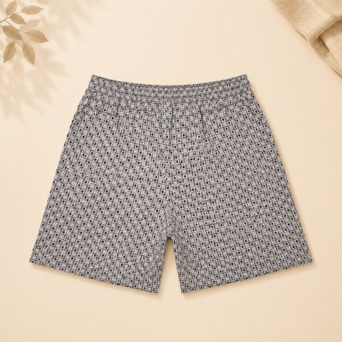 (Giao màu mẫu nhiên) - Quần short nam lưng thun không túi N001AB NABEFA - NUSH26S001AB