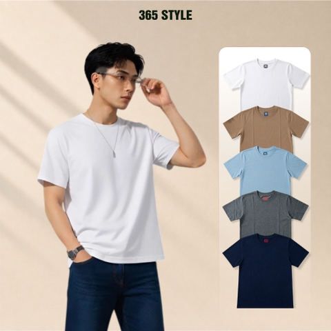 Áo Thun Nam Cao Cấp Basic Multi Color S005 - 365 STYLE SMTS26S005