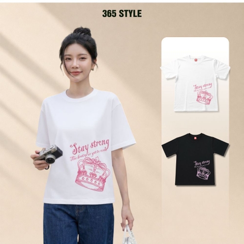 Áo thun nữ cotton S002BK 365Style SWTS26S002BK
