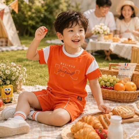 Bộ thun bé trai cotton S005 365TYLE - SBSE26S005