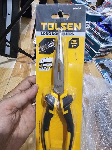 Kìm nhọn 6-8inch Tolsen 10006-10007 - Hàng chính hãng