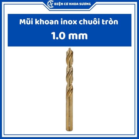 Mũi khoan Inox, khoan sắt chuôi tròn Kingblue, 5% Cobalt M35, KBY2 - hàng chính hãng