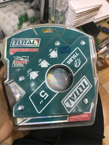 Ke góc nam châm hàn 3 góc 5 inch TOTAL TAMWH75052