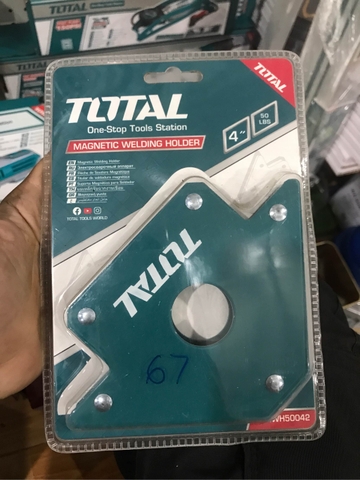 Ke góc nam châm hàn 3 góc 4 inch TOTAL TAMWH50042