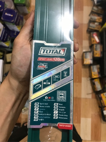 Thước thủy 120cm TOTAL TMT212026