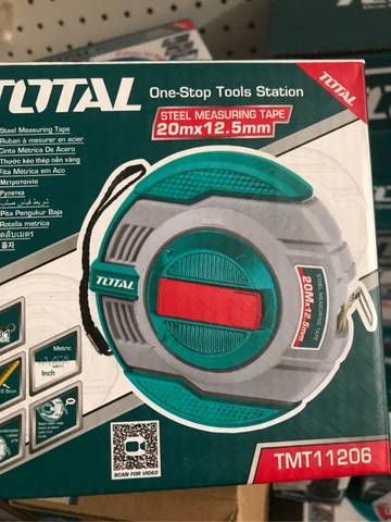 Thước cuốn thép Total TMT11206