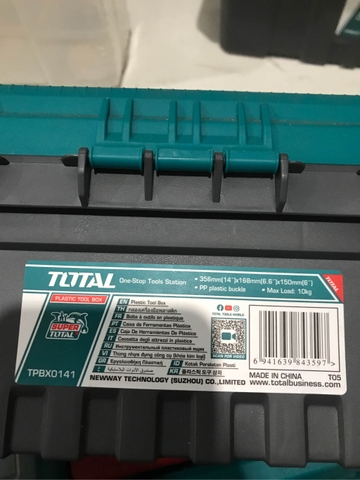 Hộp nhựa đựng công cụ khóa nhựa Total