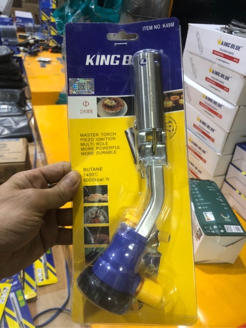 Đầu khò gas cao cấp Kingblue K49M - Hàng chính hãng