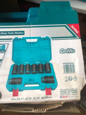 Bộ 8 đầu tuýp tác động sâu 3/4