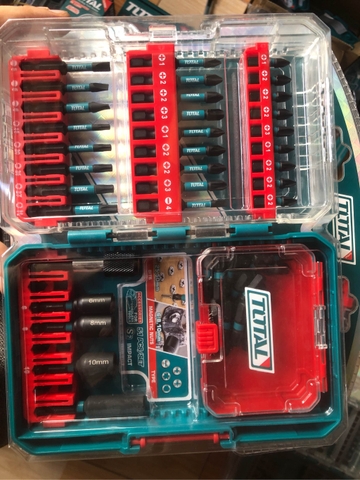 Bộ 51 mũi bắt vít đóng Total TACSDL25106
